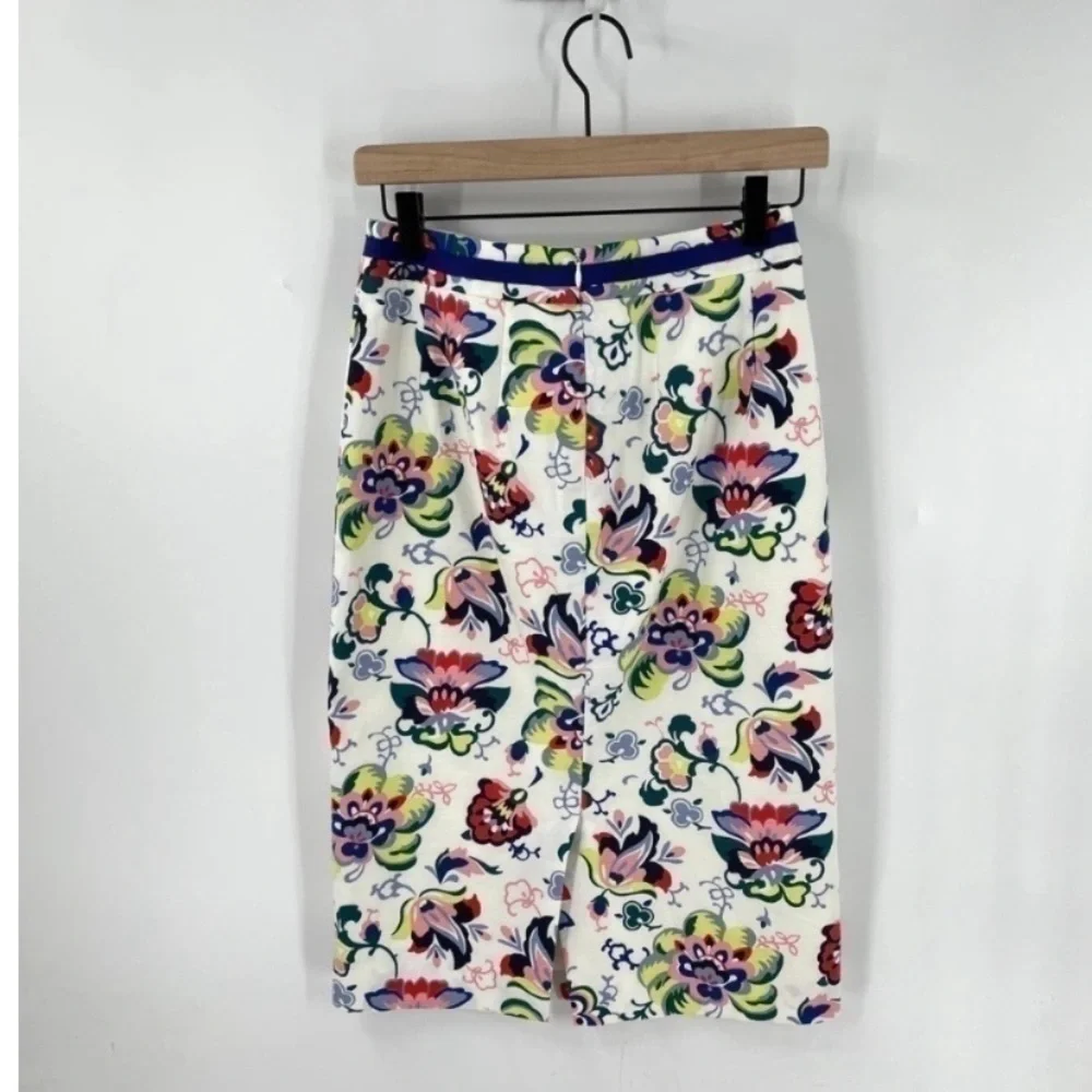 Boden White Floral Pencil Skirt - Picture 2 of 12